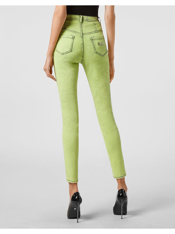 PHILIPP PLEIN PHILIPP PLEIN Jeansy 6819 Żółty Slim Fit