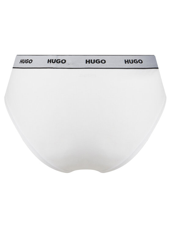 HUGO HUGO 3 db klasszikus alsó Triplet Pack Briefs 50545694 Fehér