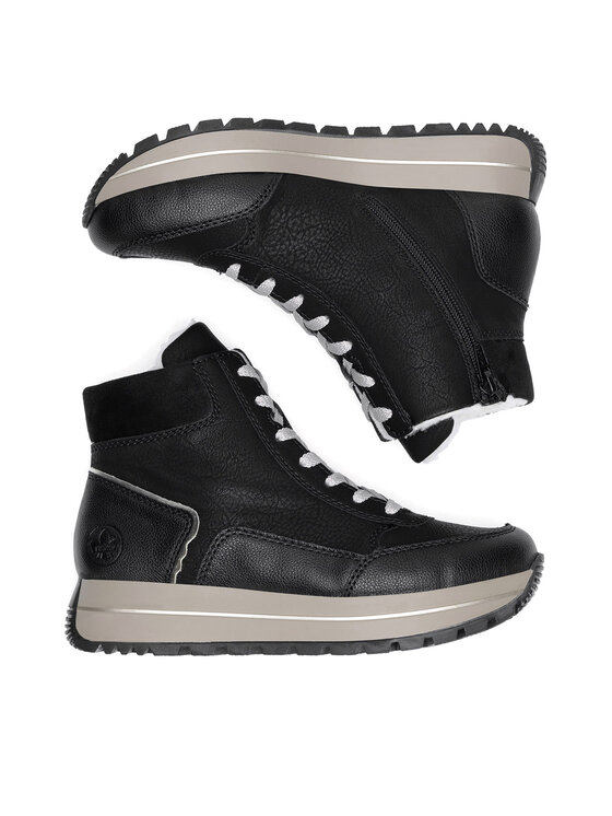 Rieker Rieker Botine N4008-00 Negru