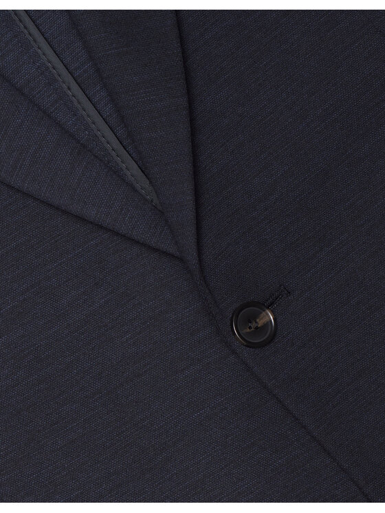 Borgio Borgio Marynarka nepi Granatowy Slim Fit