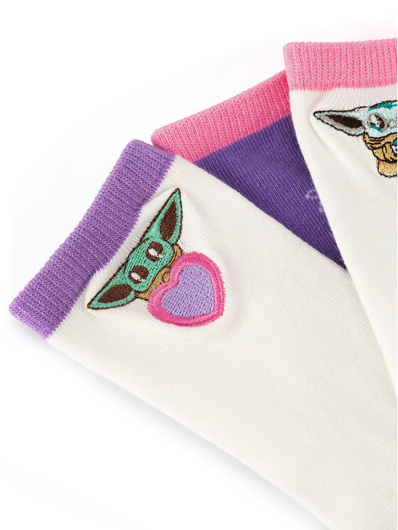 MANDALORIAN MANDALORIAN Set de 2 perechi de șosete lungi pentru copii ACCCS-SS24-122LM Colorat