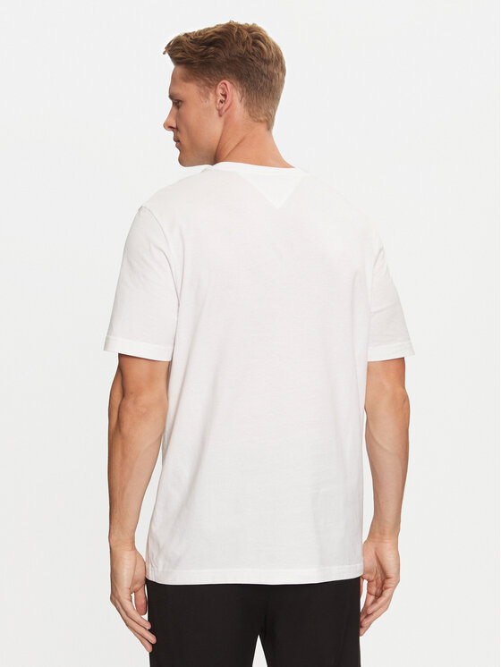 Tommy Hilfiger Tommy Hilfiger Тишърт MW0MW36499 Бял Regular Fit