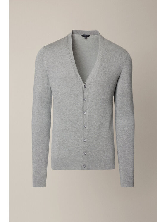 Lancerto Lancerto Kardigan Elva SW073225000047 Szary Regular Fit