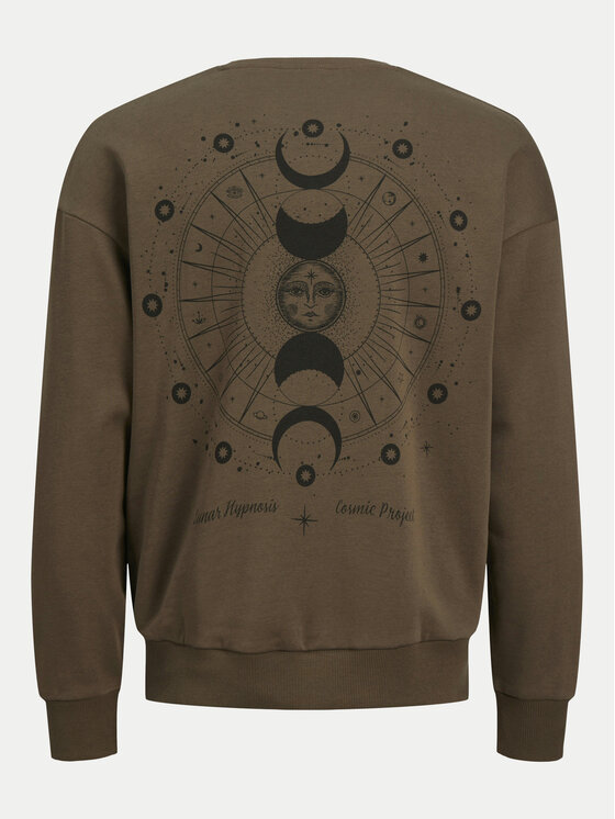 Jack&Jones Jack&Jones Μπλούζα Mystic 12257735 Χακί Relaxed Fit