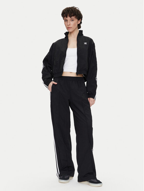 adidas adidas Majica dugih rukava adicolor Adibreak JD0860 Crna Loose Fit