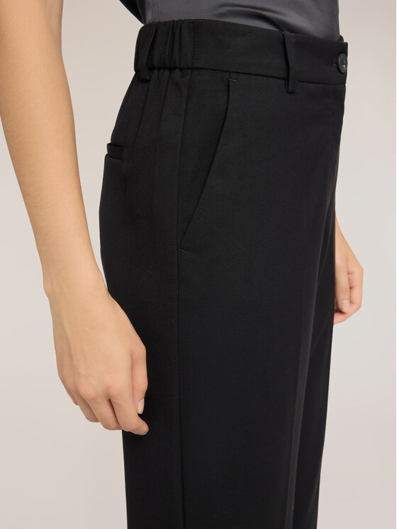 Motivi Motivi Pantaloni di tessuto P018Q004867N033 Nero Regular Fit