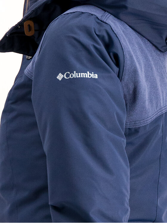 Columbia Columbia Zimný kabát Lindores 1810401 Tmavomodrá Slim Fit