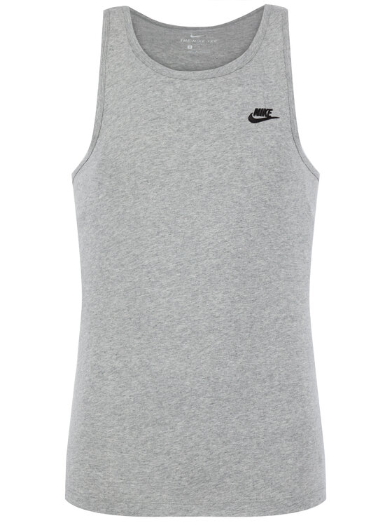 Nike Nike Tank top Club BQ1260 Szary Standard Fit