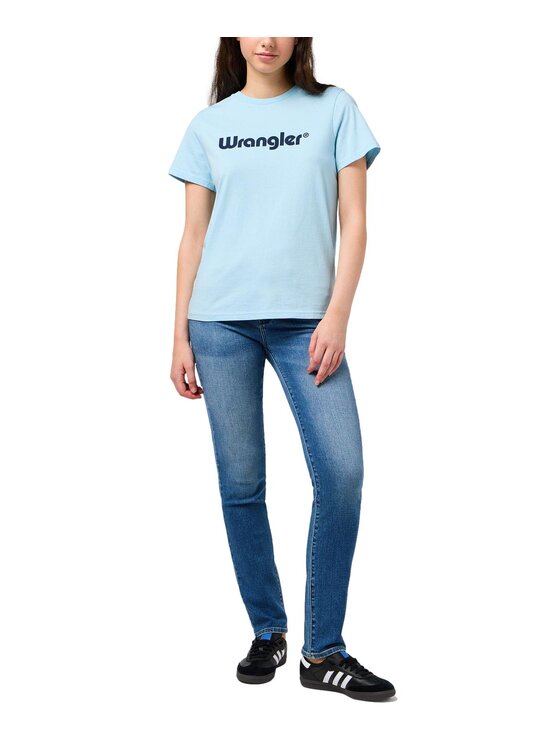Wrangler Wrangler Jeansy Slim Niebieski Slim Fit