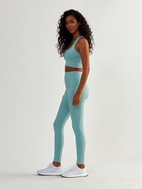 BeShaped BeShaped Biustonosz sportowy Bezszwowy Femme Force Turkusowy