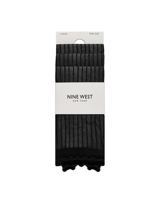 Nine West Nine West Dlouhé ponožky CEO_AS_NW_01_Z_AW25 (3-PACK) Černá