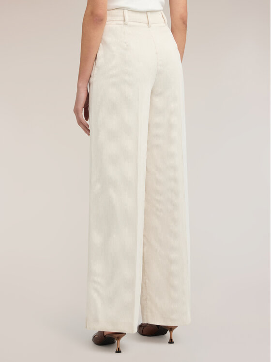 Motivi Motivi Pantaloni di tessuto P07RQ004988N011 Bianco Over Fit