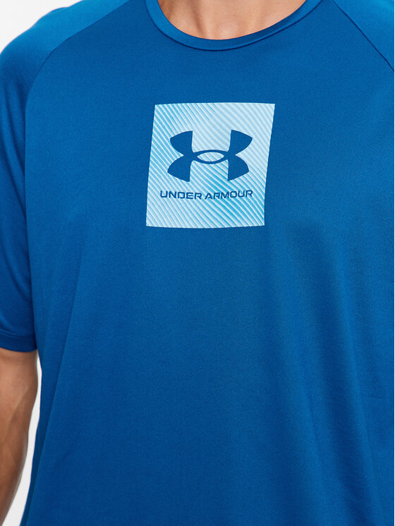Under Armour Under Armour T-särk Ua Tech Prt Fill Ss 1380785 Sinine Loose Fit
