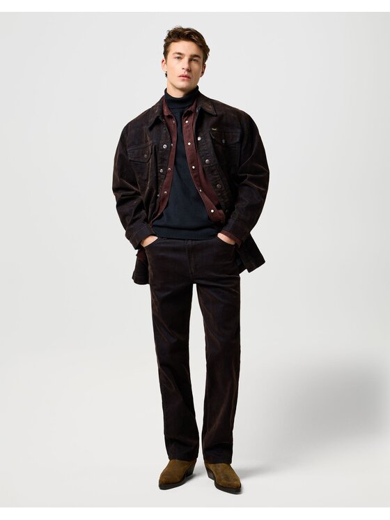 Wrangler Wrangler Jeansy Wrancher Czarny Bootcut Fit