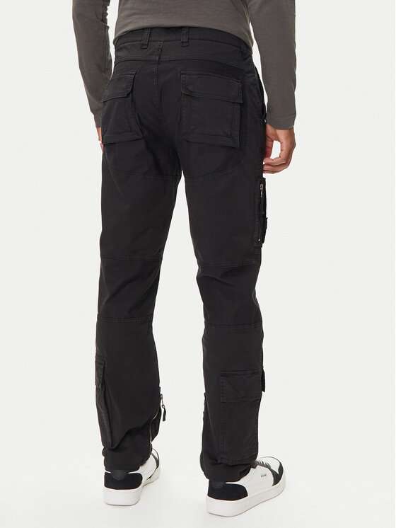 Aeronautica Militare Aeronautica Militare Hlače 252PA1387UCT0149 Crna Regular Fit