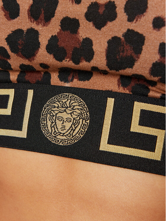 Versace Versace Biustonosz top 1008598 1A12311 Brązowy Slim Fit