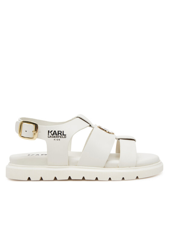 Karl Lagerfeld Kids Sandali Z30372 M Écru, taglia : 32