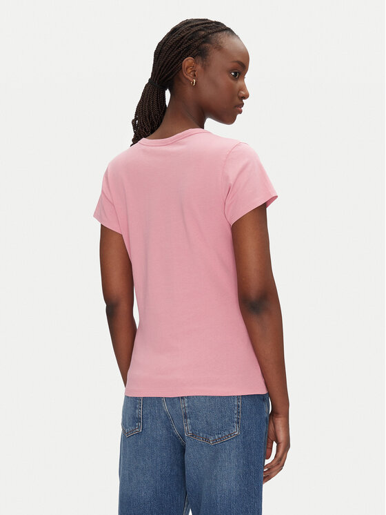 BOSS BOSS T-särk C_Eslane_4 50540432 Roosa Slim Fit