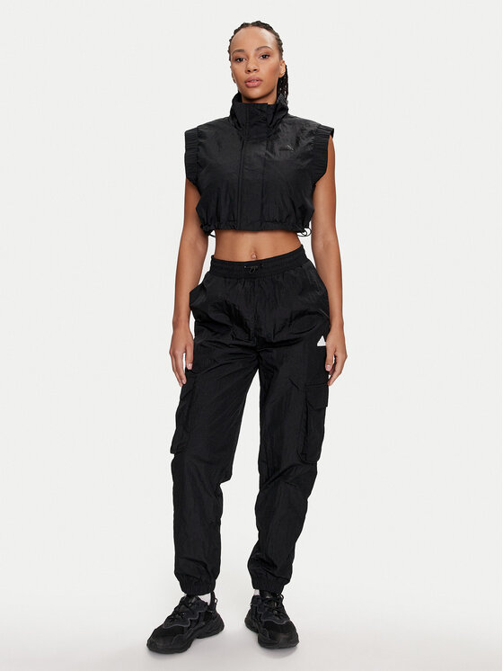 adidas adidas Αμάνικο Μπουφάν City Escape IT1453 Μαύρο Loose Fit