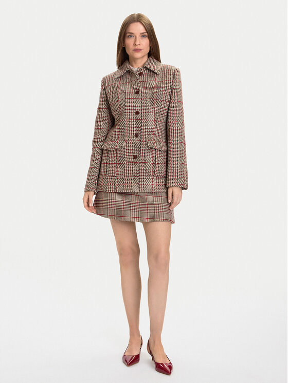 Tommy Hilfiger Tommy Hilfiger Bunda pro přechodné období Seasonal WW0WW46656 Béžová Slim Fit