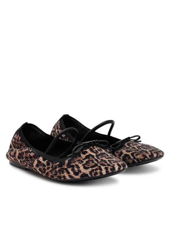 DKNY DKNY Balerinke K1577448 Rjava