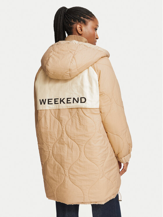 Weekend Max Mara Weekend Max Mara Kurtka zimowa Anfora 2625496062 Beżowy Regular Fit