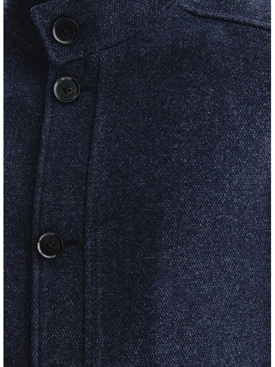 Pako Lorente Pako Lorente Płaszcz zimowy P25WF-7X-014 Granatowy Classic Fit