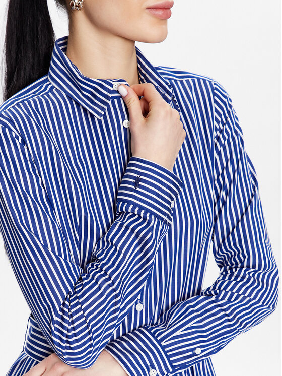 Polo Ralph Lauren Polo Ralph Lauren Φόρεμα πουκάμισο 211891430001 Σκούρο μπλε Regular Fit