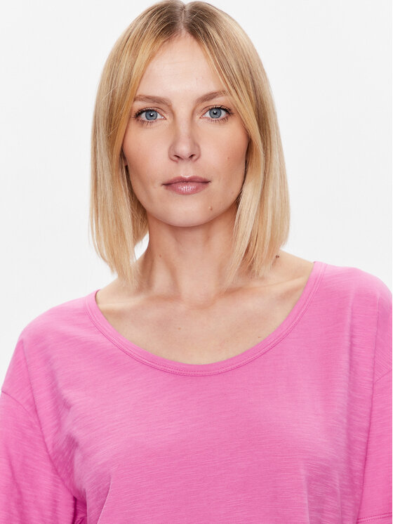 United Colors Of Benetton United Colors Of Benetton T-shirt 3BVXD1033 Ružičasta Relaxed Fit