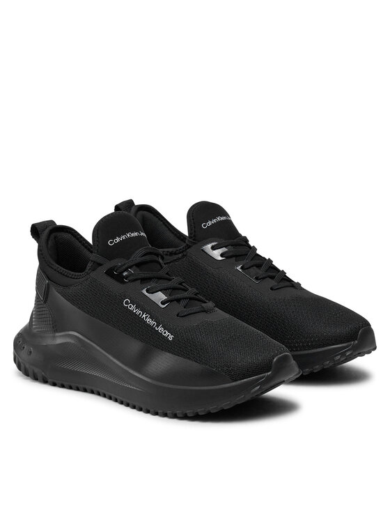 Calvin Klein Jeans Calvin Klein Jeans Sneakers Eva Runner Low Sock In Mix YW0YW01572 Nero