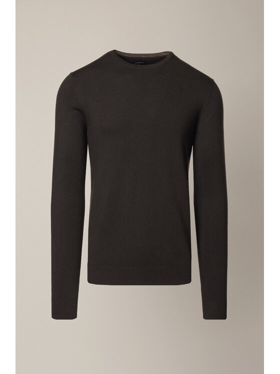 Lancerto Lancerto Sweter Luell SW073225000057 Brązowy Regular Fit