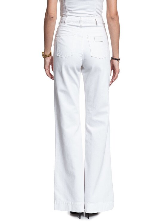 Wrangler Wrangler Jumpsuit OVERALL FLARE Bianco Regular Fit