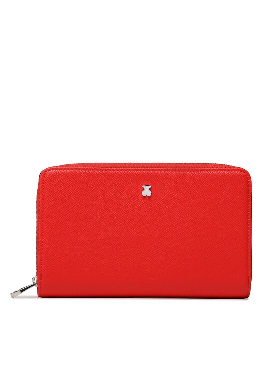 TOUS TOUS Голям дамски портфейл Balletera M. New Dubai 2001689817 Червен