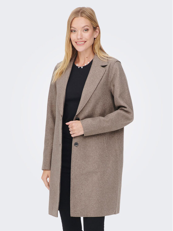 ONLY ONLY Prehodni plašč 15213300 Bež Regular Fit