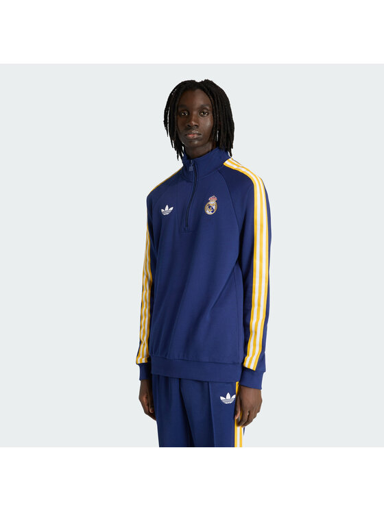 adidas adidas Bluza Real Madrid Originals Błękitny Regular Fit