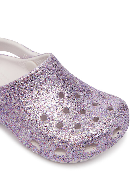 Crocs Crocs Чехли Classic Chunky Glitter Clog T 211940 Виолетов
