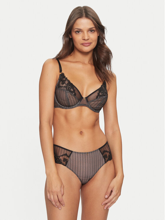 Chantelle Chantelle Σουτιέν με μπανέλα Cabaret Sauvage C13YM0 Μαύρο