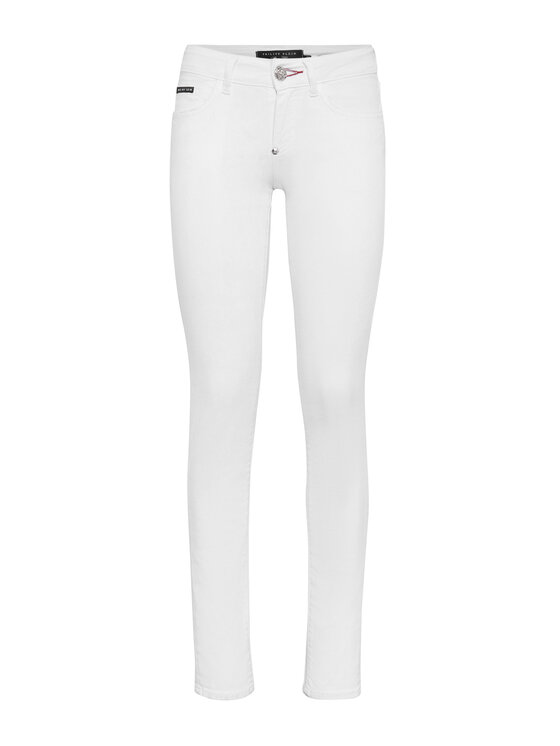 PHILIPP PLEIN PHILIPP PLEIN Jeansy 21817 Bílá