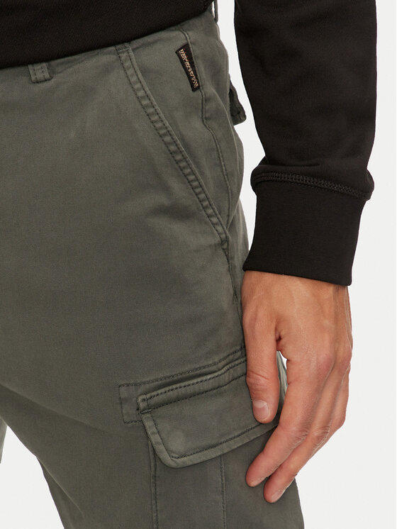 Napapijri Napapijri Stoffhose Yasuni NP0A4H1G Grün Regular Fit