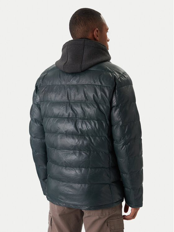 Milestone Milestone Kurtka skórzana Ms Article 531019 21360 Szary Regular Fit