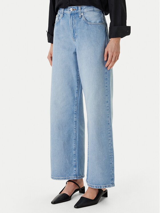 Calvin Klein Jeans Calvin Klein Jeans Farmer LV047F662G Kék Wide Leg