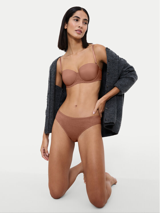 Triumph Triumph Bardot melltartó Signature Sheer 10224861 Barna