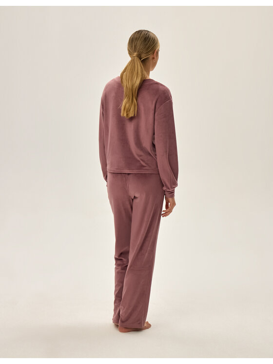 Esotiq Esotiq Piżama 42088 Różowy Regular Fit