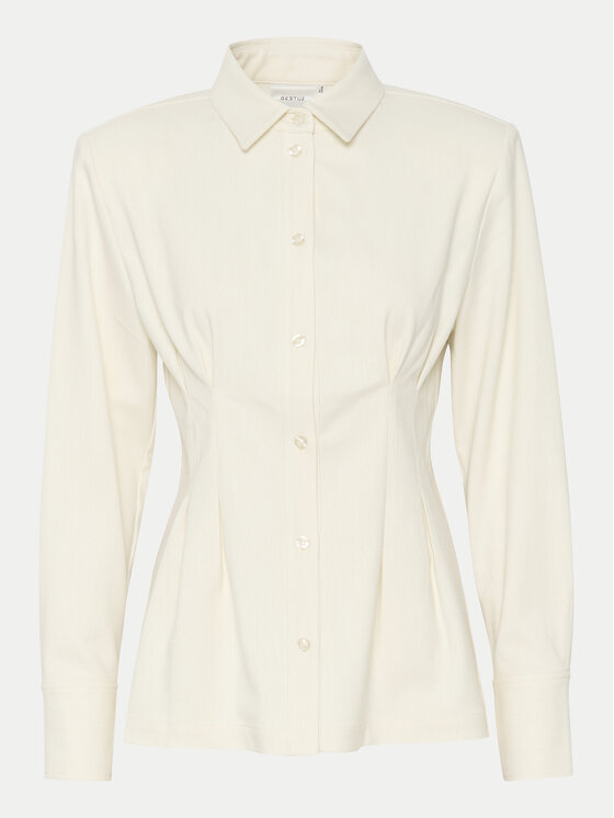 Gestuz Gestuz Camicia Waisa 10908881 Écru Regular Fit