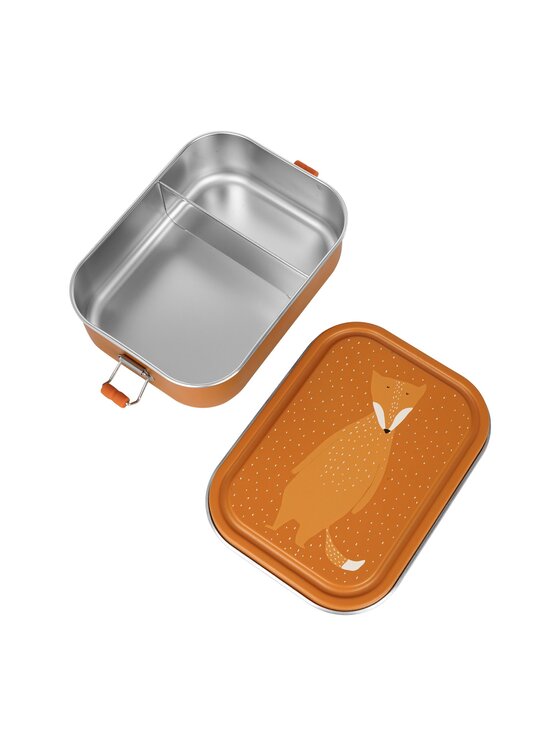 Trixie Baby Trixie Baby Lunchbox Duży stalowy lunch box - Lis Pomarańczowy