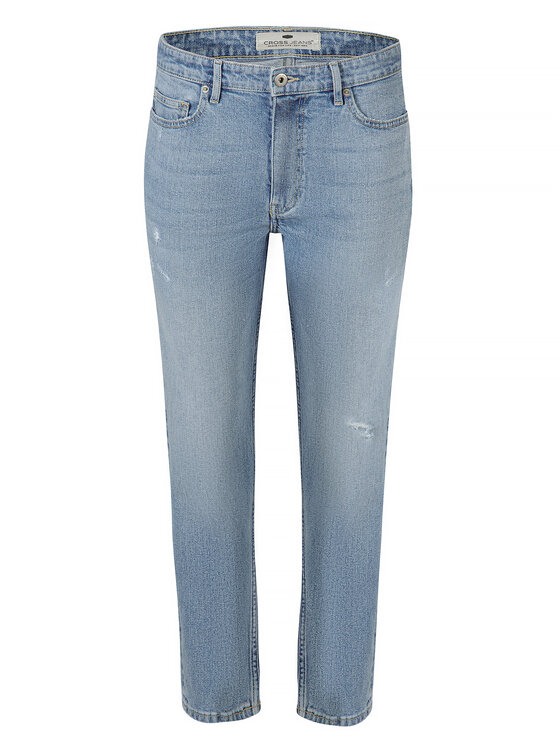 Cross Jeans Cross Jeans Jeansy P 476-050 Niebieski Straight Leg