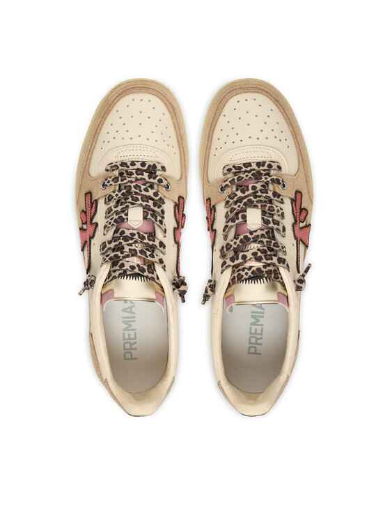 Premiata Premiata Sneakersy Bsktclad 7658 Béžová
