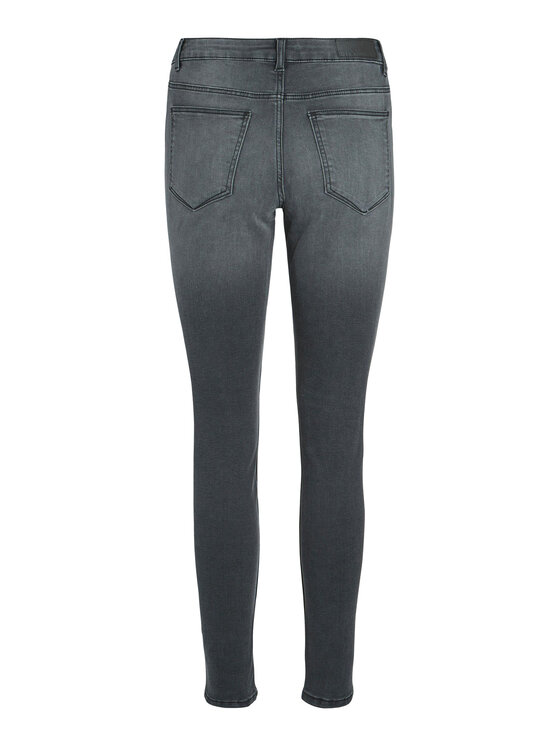 Vila Vila Jeansy Sarah 14084763 Szary Skinny Fit
