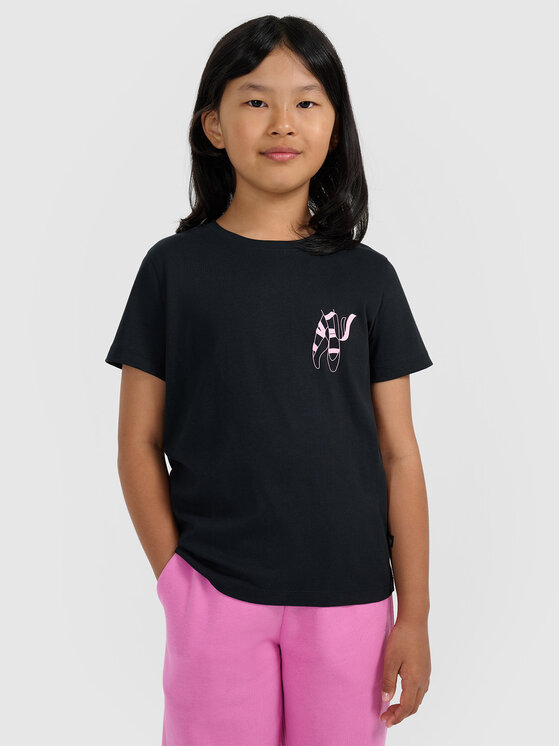 4F 4F T-Shirt URBAN COMMUTER Czarny Regular Fit