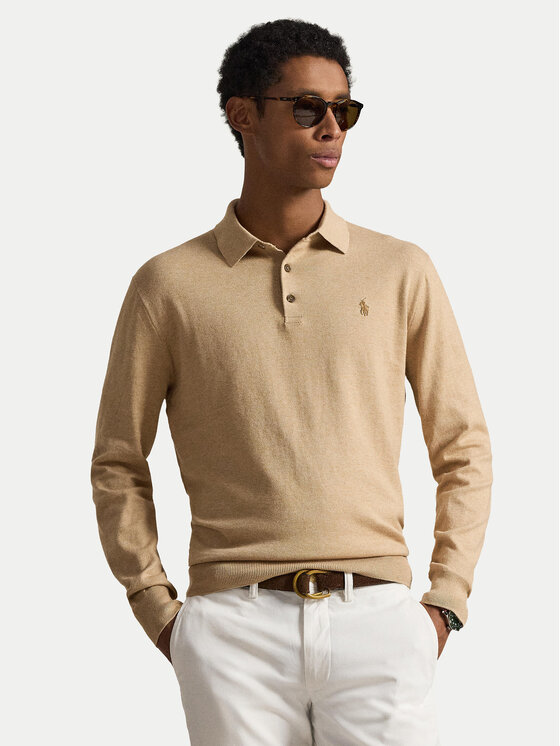 Polo Ralph Lauren Polo Ralph Lauren Polo 710P04446003 Beżowy jasny Regular Fit